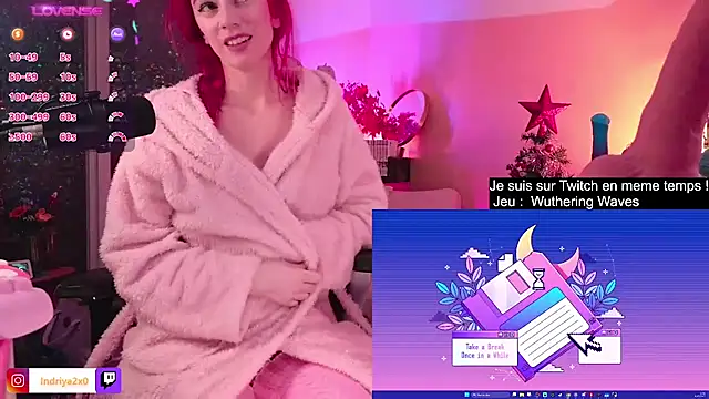 Snapshot of Indriya2x0 chatting on 02/18/25, 08:47 Indriya2x0 online show from 02/18/25, 08:47