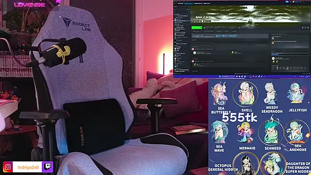 Snapshot of Indriya2x0 chatting on 10/28/25, 08:22 Indriya2x0 online show from 10/28/25, 08:22