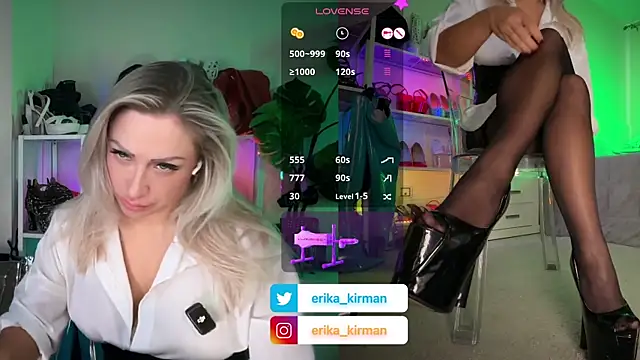 Erika Kirman online show from 10/07/25, 10:23