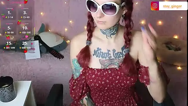Snapshot of Ginger_Stay chatting on 02/13/25, 08:34 Ginger Stay online show from 02/13/25, 08:34