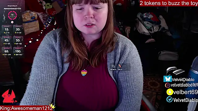 VelvetDiablo online show from 01/22/25, 04:44