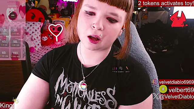 VelvetDiablo online show from 02/18/26, 12:50