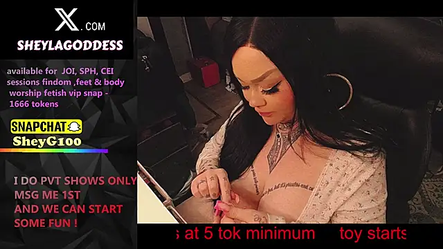 Snapshot of sheylagoddess11 chatting on 03/27/26, 01:00 sheylagoddess11 online show from 03/27/26, 01:00