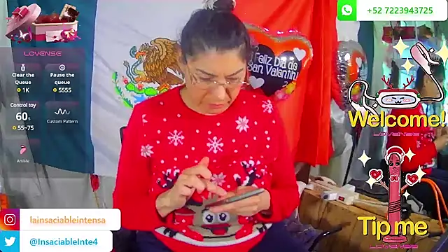 LaInsaciableIntensa online show from 02/14/25, 10:04