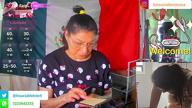 LaInsaciableIntensa online show from 03/13/25, 09:26