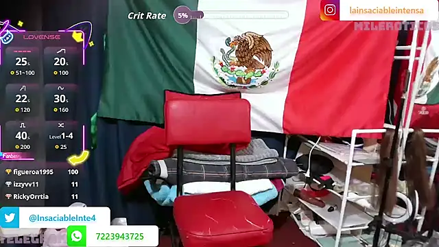 LaInsaciableIntensa online show from 09/10/25, 02:55