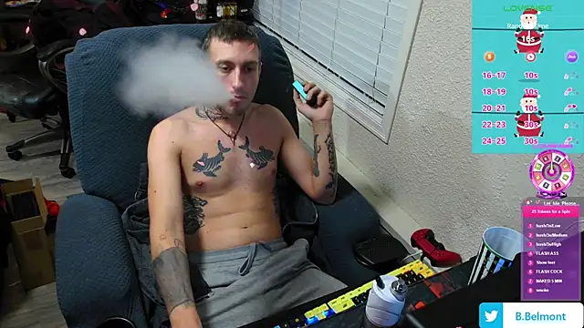 Snapshot of BobbyBelmont13 chatting on 12/19/24, 10:24 BobbyBelmont13 online show from 12/19/24, 10:24