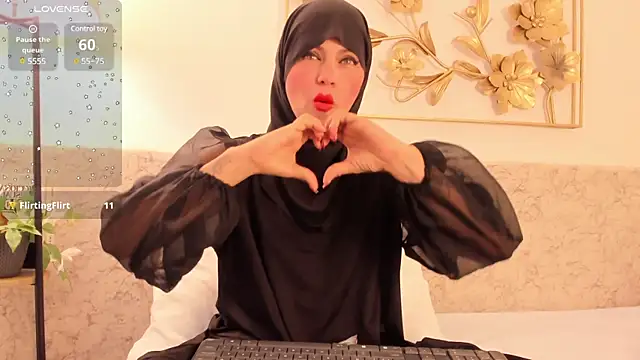 hanajameela online show from 02/14/25, 12:03