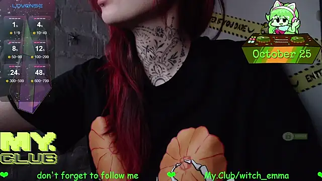 Witch Emma online show from 10/25/25, 08:55