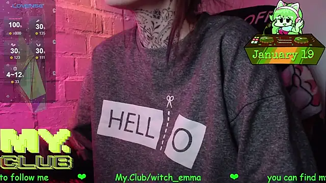 Witch Emma online show from 01/19/26, 04:16