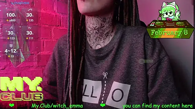 Witch Emma online show from 02/08/26, 07:17