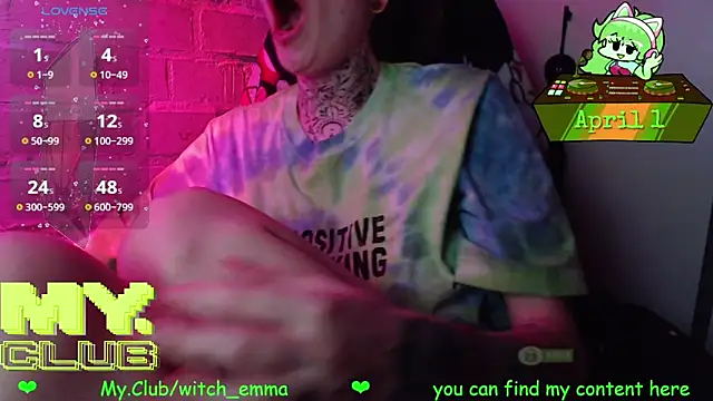 Witch Emma online show from 04/01/26, 01:52