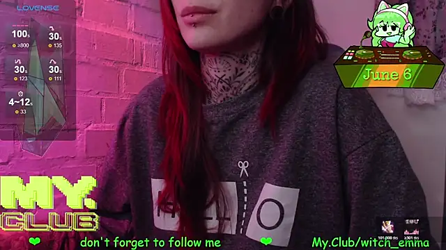 Witch Emma online show from 06/06/26, 05:56
