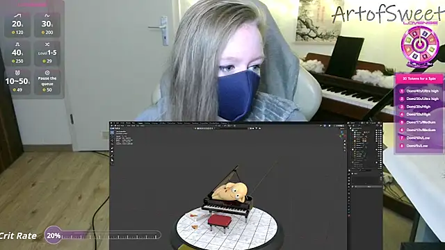 ArtofSweet online show from 01/18/26, 08:01