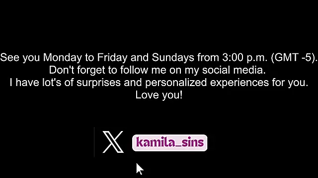 kamila sins online show from 03/04/25, 08:05