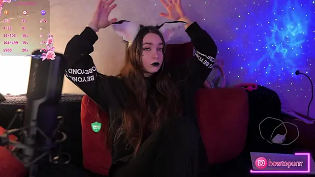 Snapshot of How2Meow chatting on 02/21/25, 05:42 How2Meow online show from 02/21/25, 05:42