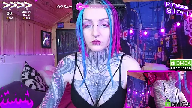 Snapshot of NekoCyber chatting on 12/02/24, 05:04 NekoCyber online show from 12/02/24, 05:04