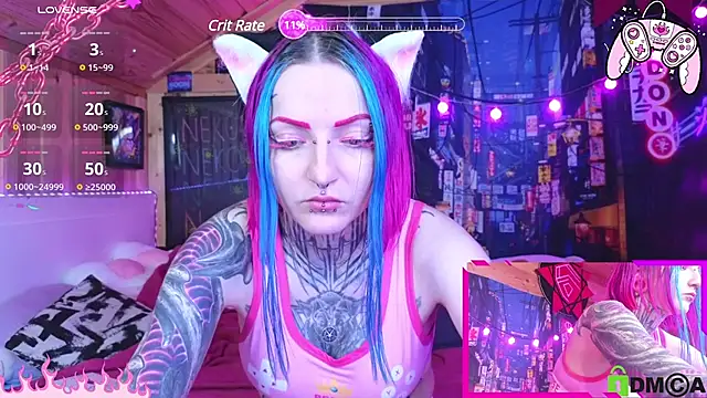 Snapshot of NekoCyber chatting on 12/08/24, 04:46 NekoCyber online show from 12/08/24, 04:46