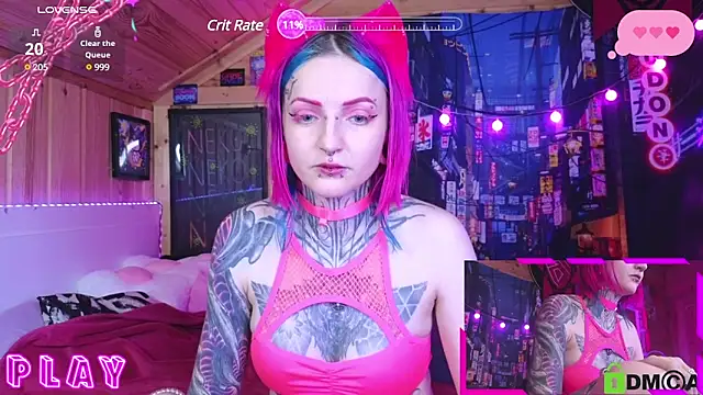 Snapshot of NekoCyber chatting on 12/11/24, 08:15 NekoCyber online show from 12/11/24, 08:15