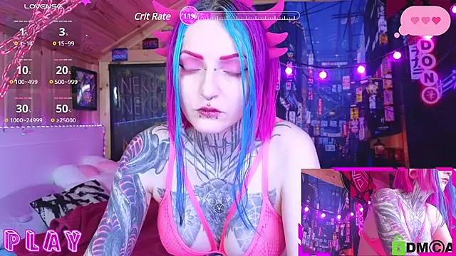 Snapshot of NekoCyber chatting on 12/12/24, 04:26 NekoCyber online show from 12/12/24, 04:26