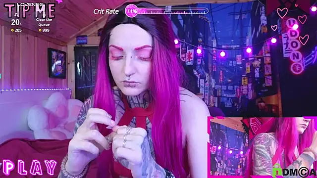 Snapshot of NekoCyber chatting on 12/19/24, 05:40 NekoCyber online show from 12/19/24, 05:40