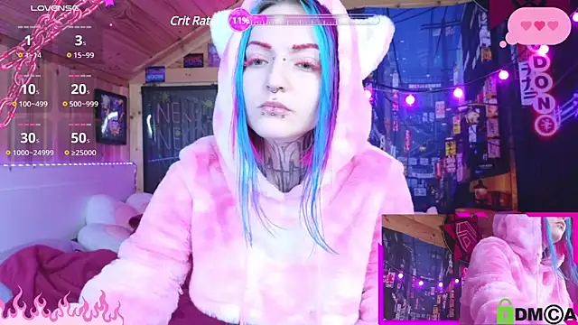 Snapshot of NekoCyber chatting on 12/28/24, 03:58 NekoCyber online show from 12/28/24, 03:58