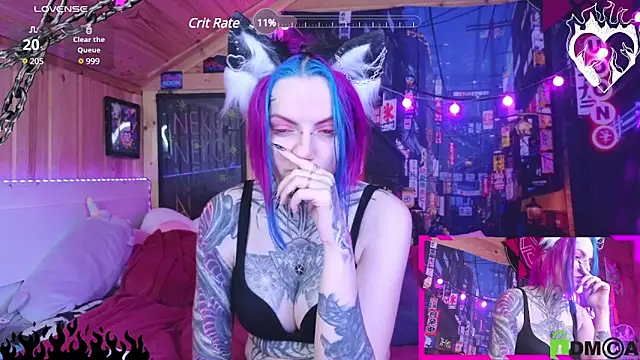 Snapshot of NekoCyber chatting on 01/25/25, 09:26 NekoCyber online show from 01/25/25, 09:26