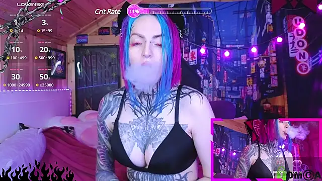 Snapshot of NekoCyber chatting on 02/12/25, 05:15 NekoCyber online show from 02/12/25, 05:15