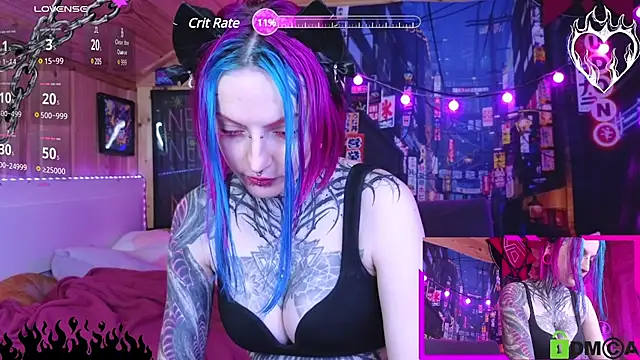 Snapshot of NekoCyber chatting on 02/24/25, 05:33 NekoCyber online show from 02/24/25, 05:33