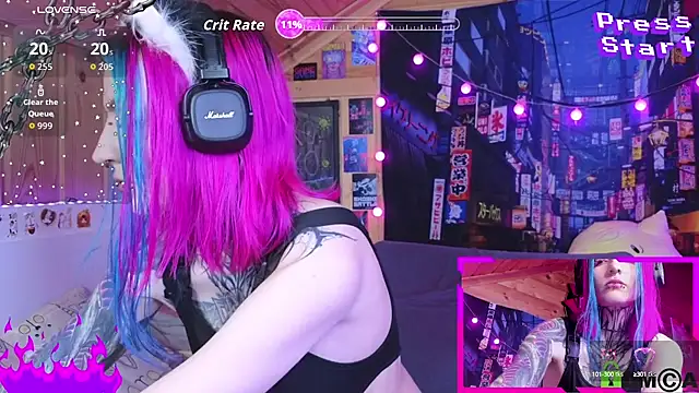 Snapshot of NekoCyber chatting on 10/12/25, 04:55 NekoCyber online show from 10/12/25, 04:55