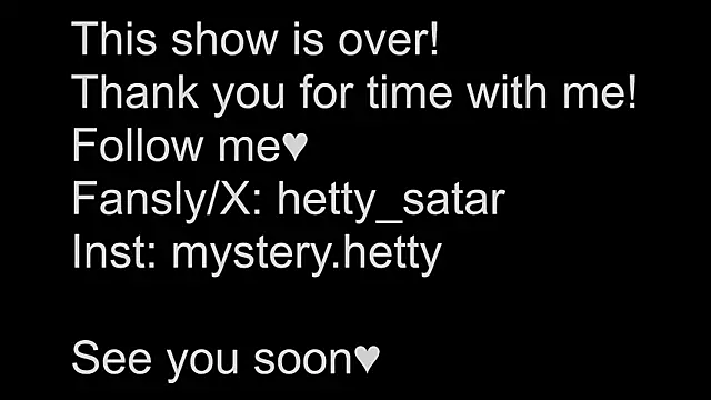 Hetty satar online show from 03/16/25, 01:07