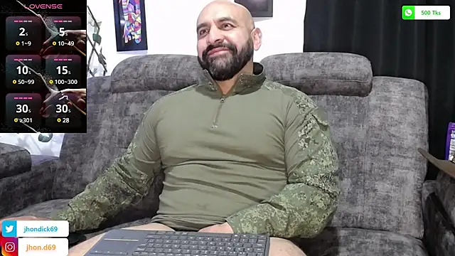 Snapshot of JD-69 chatting on 02/28/25, 12:10 JD-69 online show from 02/28/25, 12:10