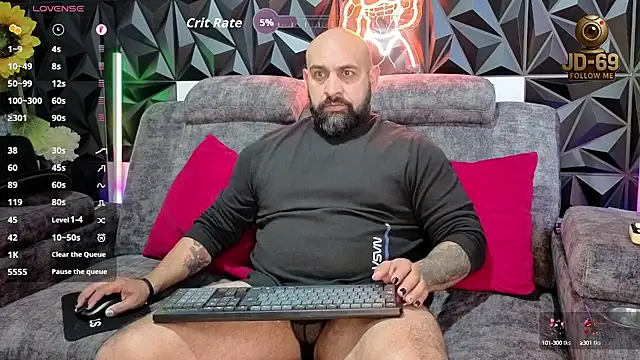 Snapshot of JD-69 chatting on 09/24/25, 07:06 JD-69 online show from 09/24/25, 07:06